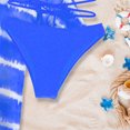 thumbnail image 4 of Birdeem Womens Sexy High Breast Contrast Solid Bikini Set Swimsuit Sets, 4 of 8
