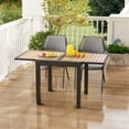 thumbnail image 4 of Gymax Table de Patio Extensible 31,5 Pieds'-63 Pieds' avec Orthèse en L Incluse pour Fixation Extérieur, 4 of 10