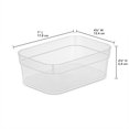 thumbnail image 4 of Sterilite Medium Storage Trays for Desktop and Drawer Organization, 48 Pack, 4 of 10