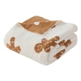thumbnail image 2 of Holiday Time Cozy Throw Gingerbread, 2 of 9