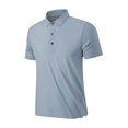 thumbnail image 2 of Birdeem Chemises pour Hommes Chemise d'Été à Col Rabattu Bouton Solide Décontractée Quotidienne Extérieure/t-shirt, 2 of 12