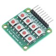 thumbnail image 4 of ANGGREK Bouton Module Clavier, Touche Module Clavier Carte 2x4 Matrice 8 Pousser Micro-Interrupteur pour Micro-Ordinateur à Puce Unique, Module de Bouton de la Matrice, 4 of 8