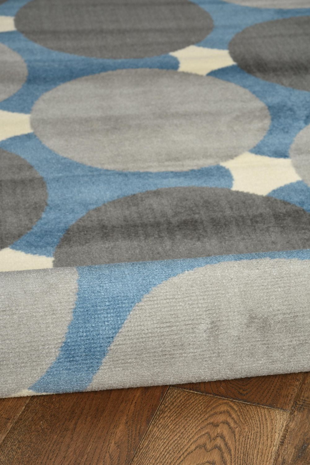 Tapis Capri Jasper bleu & gris de 6 pi 5 po x 9 pi 3 po