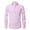 Pink, variant on TIMIFIS White Men's Business Shirts Formal Casual Solid Turndown Collar Dress Shirt Regular Long Sleeve Blouse Shirt