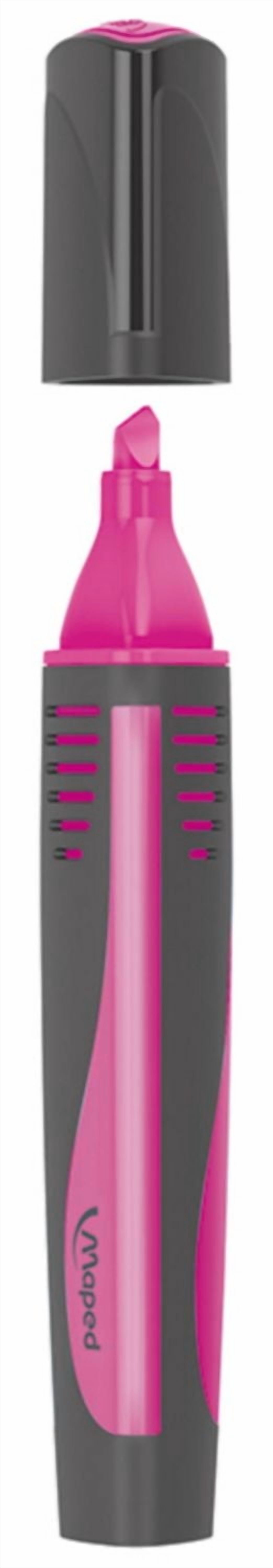MAPED Surligneur Fluo Max x3 - Jaune / Rose / Vert