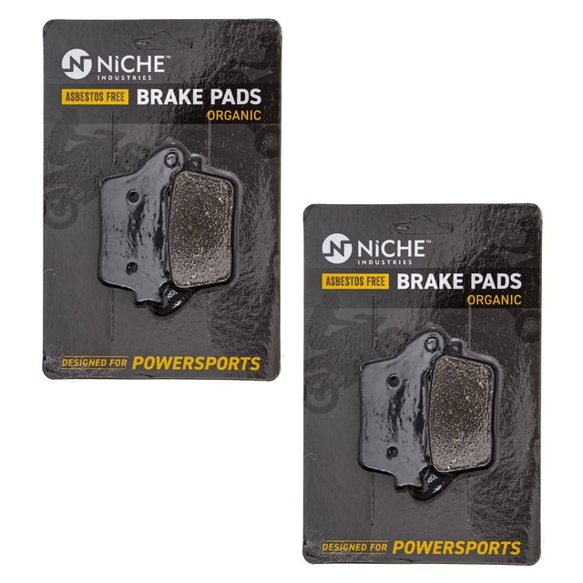 Niche Brake Pad Set for Rear Honda CBR600RR Organic Motorcycle 2 Pack 519-KPA2418D
