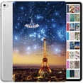 thumbnail image 1 of iPad 2015 PRO 12.9 Inch 1 Gen [ 1st Generation ] A1652 A1584 ML0H2LL/A ML0G2LL/A ML0N2LL/A Printed Slim Hard Shell Protective Stand Cover - Paris Night, 1 of 8