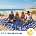 thumbnail image 4 of Reversible Outdoor Rug, Waterproof Plastic Straw Mat – Durable, UV-Resistant, Easy-Clean, Non-Shedding Patio Carpet for Deck, Porch, Balcony, Backyard, Camping, RV Use, 4 of 8