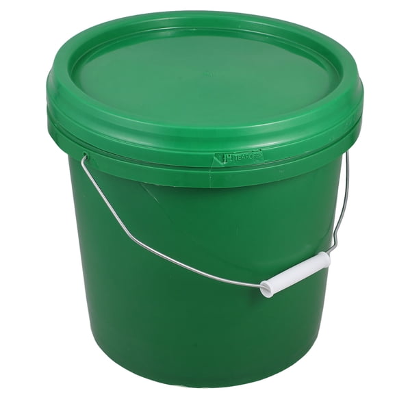 SOPOTUTU fermention jars Fermenting Bucket Green Food Safe Plastic For Multipurpose 1Pcs