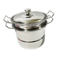 thumbnail image 4 of veasfak Frying Pan Soup Pot Stainless Steel with Kitchen Cookware, Multifunctional Egg Argent soup pot, 4 of 9
