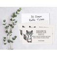 thumbnail image 3 of Inkdotpot 30Baby ShowerDiaper Raffle Ticket Lottery Insert Cards Supplies Games For Baby Shower Party Jungle Animals Bring A Pack Of Diapers To Win Favors Gifts And Prizes, 3 of 5