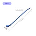 thumbnail image 2 of Unique Bargains 4Pack 8.6' Stainless Steel Spoon Straws Reusable Twist Handle Spoon, Blue, 2 of 5