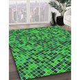 thumbnail image 3 of Ahgly Company Tapis d'Intérieur Lavable en Machine Carré Vert Forêt Transitionnel, 5 Pieds Carré, 3 of 7