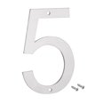 thumbnail image 1 of Unique Bargains 5 Inch 304 Stainless Steel House Number Polishing for Door Mailbox(Number 5), 1 of 5