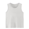 thumbnail image 1 of SROBPTY T-Shirts Garçons Filles, T-Shirt de Base pour Enfants Uni à Col Rond d'Été Décontracté Confortable et Respirant Gris 5 Ans, 1 of 5