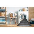 thumbnail image 2 of Ahgly Company Machine Washable Indoor Round Transitional Charcoal Black Area Rugs, 6' Round, 2 of 7