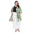thumbnail image 2 of Women's Kimono Cardigan Floral Print Drawstring Open Front Loose Top Summer, 2 of 7