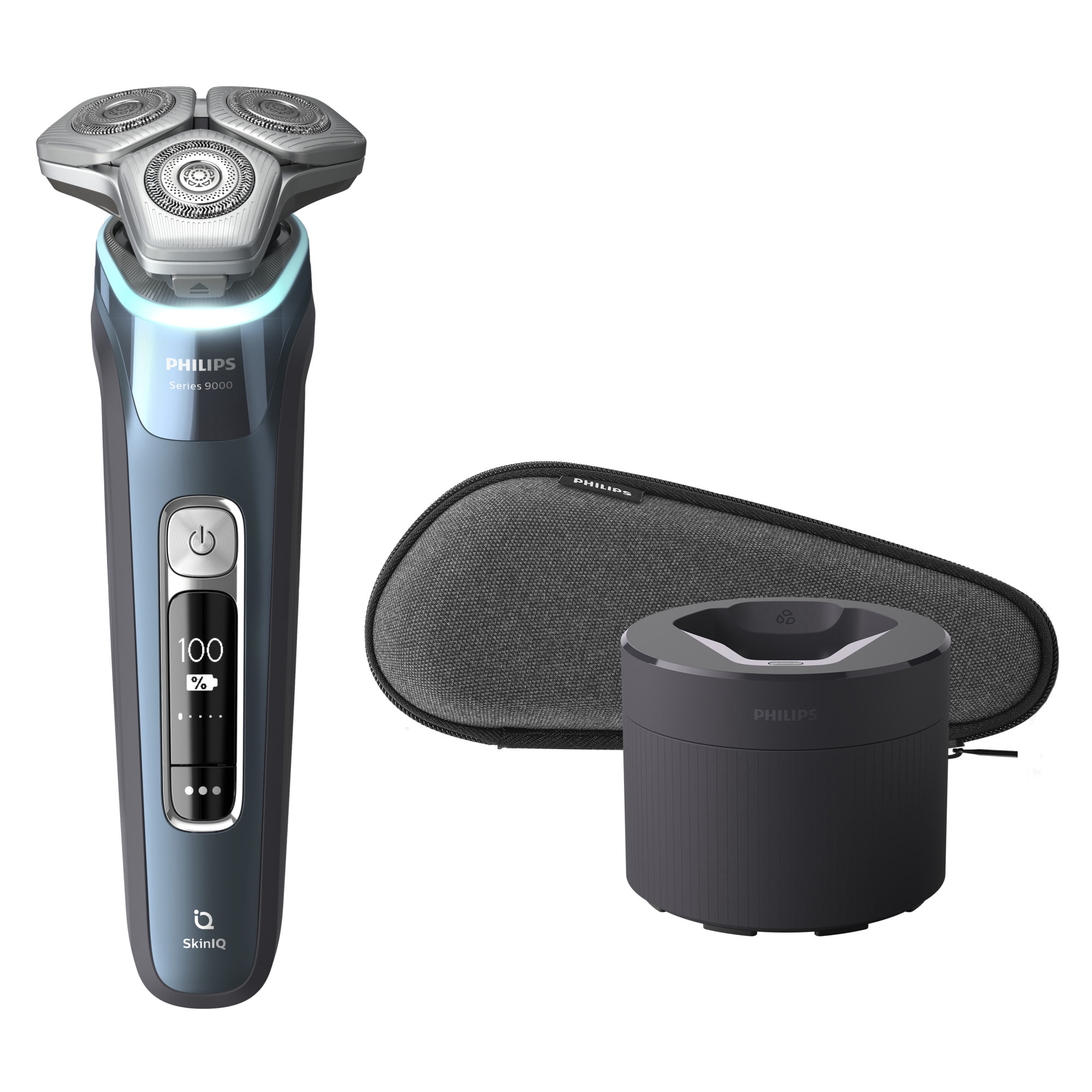 Philips Series 9000, Wet & Dry Electric Shaver, Ice Blue, S9982