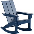 thumbnail image 4 of Palms Modern Adirondack Plastic Outdoor Rocking Chairs (Set of 4), 4 of 8