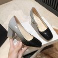 thumbnail image 4 of LSLJS Women's Plus-size Fashion Solid Color Waterproof Table Work Shoe Covers High Heel Shoes, 4 of 8