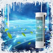 Roiihwy Tower Fan, Portable Air Conditioners Usb, Cooling Fans That Blow Cold Air for Bedroom Dorm Room Office Desktop, White