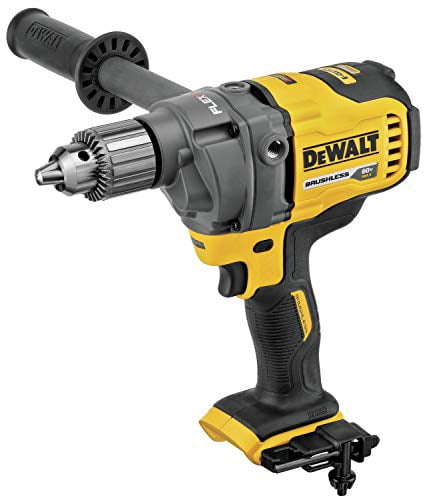 DEWALT Perceuse sans fil 60V MAX pour le mélange de béton, système E-Clutch, outil seulement (DCD130B)