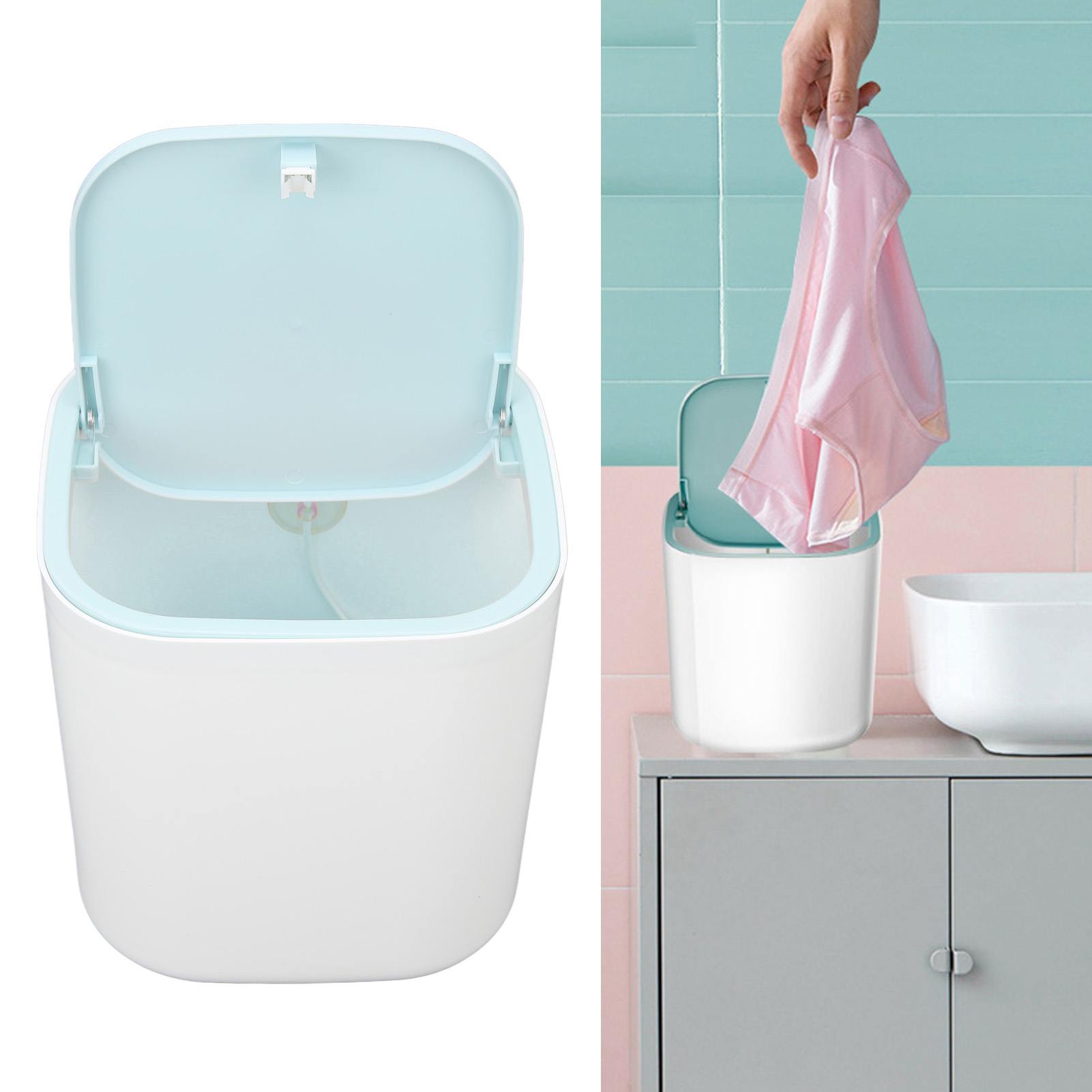 Washing Machine, 5V Gift Space Saving Washer  for Baby Clothes Blue