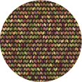 thumbnail image 1 of Ahgly Company Tapis Rond Lavable en Machine Intérieur Transitionnel Rouge Nuit, 3 Pieds Rond, 1 of 7