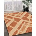 thumbnail image 3 of Ahgly Company Tapis d'Intérieur Rectangulaire Transitionnel Orange Rouge Orange Lavable à la Machine, 5 Pieds x 7 Pieds, 3 of 7