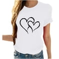thumbnail image 1 of Birdeem T-Shirts à Manches Courtes Imprimé Tournesol pour Femmes et Filles Grande Taille, 1 of 7