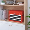 thumbnail image 2 of DURHAND 4-Drawer Tool Box Lockable Steel Tool Chest with Latch and Keys, 2 of 9