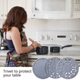thumbnail image 4 of Silicone Trivets for Hot Pots and Pans Silicone Trivet Mat Set with 3 Carved Patterns Hot Pot Holder Hot Pads Kitchen Pans and Pots Set Hot Pads Pot Holders, 4 of 4