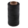 thumbnail image 3 of GUOOL 0.8mm Flat ed Sewing Thread Craft Shoes Repair Hand Stitching Cord Black, 3 of 8