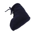 thumbnail image 4 of Cast Toe Cover, Soft Plush Dark Blue Adjustable Cast Sock  For Patient For Swollen Feet L, 4 of 8