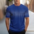 thumbnail image 1 of Styesk T-Shirts pour Hommes Mode Décontractée T-shirt Imprimé Sport Manches Courtes Col Rond Blouses Chemises, 1 of 3