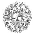 thumbnail image 2 of 2pcs Rhinestone Crystal Applique Sew On Faux Pearl Patch for Clothes Shoes Bag (#1), 2 of 8