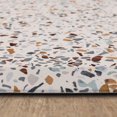 thumbnail image 2 of Terrazo Tile Cream Polyester Kitchen Mat 18x30, 2 of 5
