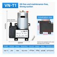 thumbnail image 3 of Small DC 12v/24v -81Kpa Electric Diaphragm Vacuum Pump Mini Vacuum Pump Suction Vacuum Pump VN-T1 ,Durable Construction, 3 of 7