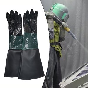 Lefu Sandblasting Gants de travail 25,5x11.8Inch Gants pour sablage Sand Blast Cabinet
