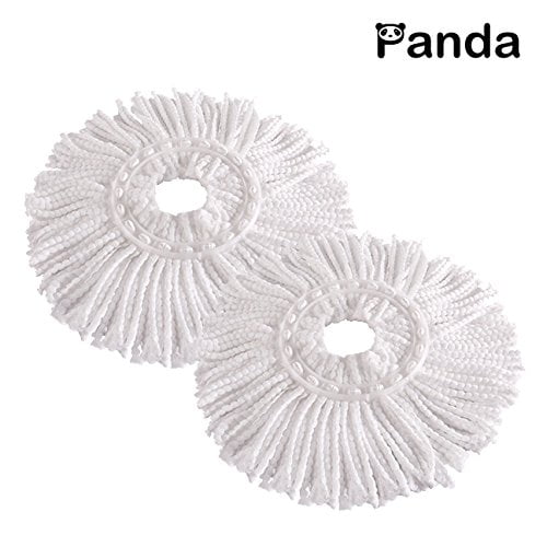 Têtes de Vadrouille en Microfibre pour Vadrouilles Pivotantes Panda (2 Têtes de Vadrouille)...