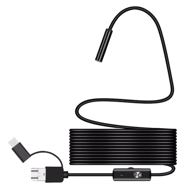koolsoo Caméra d'Endoscope 8mm Étanche IP67 Réparation de Canalisation Étanche pour Véhicule 2m