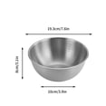 thumbnail image 3 of Iumwxz Plates Rust Steel Thickened Multi-Functional Large Basin Stainless Steel Basin Set Soup Basin Stainless Steel Water Basin Assiette Jetable B Metal Festival Gift, 3 of 3