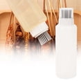 thumbnail image 2 of Transparent Kitchen Oil Dispenser Oil Sprayer With Silicone Basting Brush For Cooking BBQ Condiment Organizer Glass Bottle Container for Glass Bottles Small Candy with Spoon Chicken Wire Glass Bottle, 2 of 3