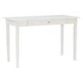 thumbnail image 1 of Linon Evans Wood One Drawer Desk in White, 1 of 21