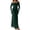 c01Green, variant on JGGSPWM Elegant Wedding Guest Dress Women Off Shoulder Bodycon Maxi Dress Long Sleeve Mesh Ruched Formal Dresses Black L
