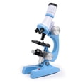 thumbnail image 1 of Blue High Definition 1200 Times Microscope Toy For Children Science Experiment Educational Kit With Led, 1 of 8