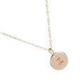 thumbnail image 3 of Pendentif Rond en Forme de Pièce Collier Chaîne Alphabet Filles Disque Cou Chaîne Fille Femme Cadeau Bijou Féminin, 3 of 8