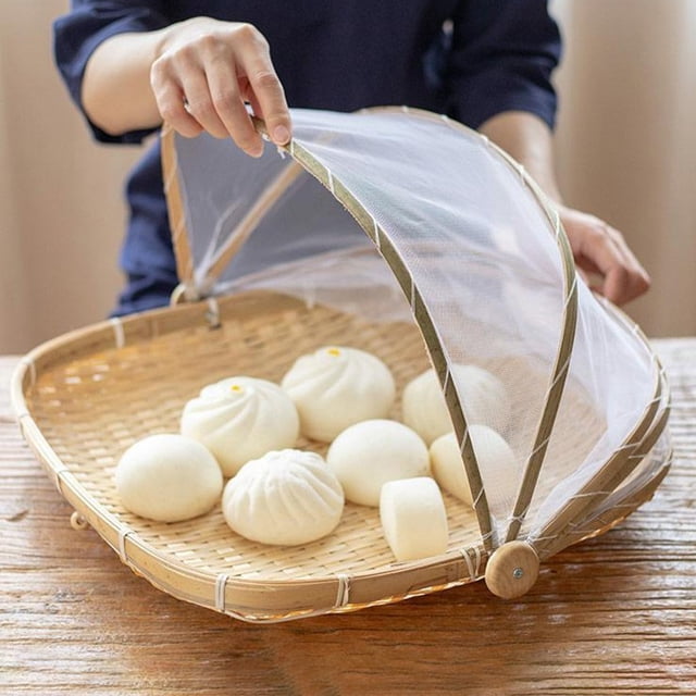 Filet Alimentaire Tissé à la Main en Fil avec Contenants de Cuisson Séchants Ensemble de Rangement Organisation Cuisine Contenants de Rangement pour Aliments pour Réfrigérateur Organisateur de Cuisine Pot à Biscuits avec Couvercles Hermétiques Contenant de Rangement Hermétique