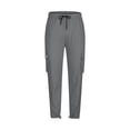 thumbnail image 5 of WRKEKC Cargo Pants for Men Pocket Patch Drawstring Multiple Pockets Straight Leg Work Pants Outdoor Fitness Pants for Active Wear, 5 of 5