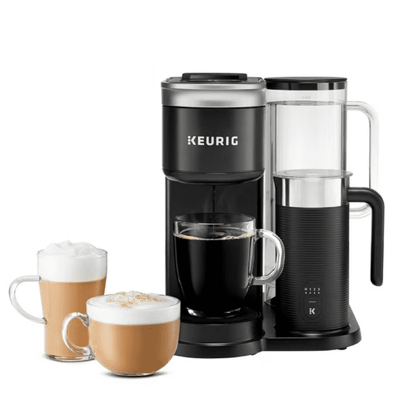 Remis à Neuf Keurig K-Caf SMART Cafetière à Portion Individuelle pour Dosettes K-Cup, Latte et Cappuccino, Noir